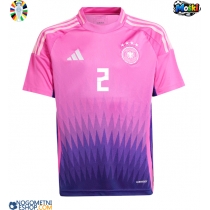 Moški Nogometni dresi Nemčija Antonio Rudiger #2 Gostujoči EP 2024 Kratek Rokav